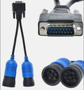 o 6-Pin Converter Adapter Cable – Heavy-Duty Truck Diagnostic Connector for Diesel Laptops